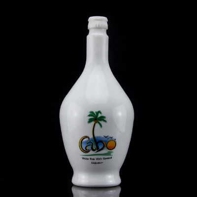 700 ml de garrafa de vidro de manuseio de superfície de gelo de rum com rolha