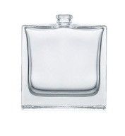 Flint Glass Bottle de Spray Matte Quadrado Único 30ml 50ml Luxury Frosted Perfume Bottle