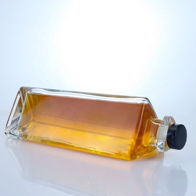 Material do colarinho Vidro Vazio 750 ml Garrafa de vinho de vidro com acabamento de cortiça