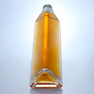 Material do colarinho Vidro Vazio 750 ml Garrafa de vinho de vidro com acabamento de cortiça