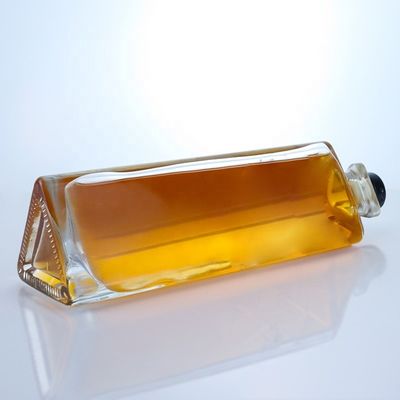 Material do colarinho Vidro Vazio 750 ml Garrafa de vinho de vidro com acabamento de cortiça