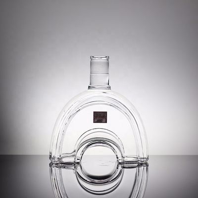 Fota de vidro de perfume de luxo Logotipo aceitável com forma personalizada Fota vazia