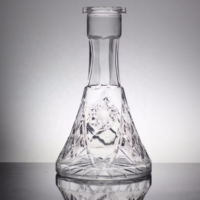 Fota de vidro de perfume de luxo Logotipo aceitável com forma personalizada Fota vazia