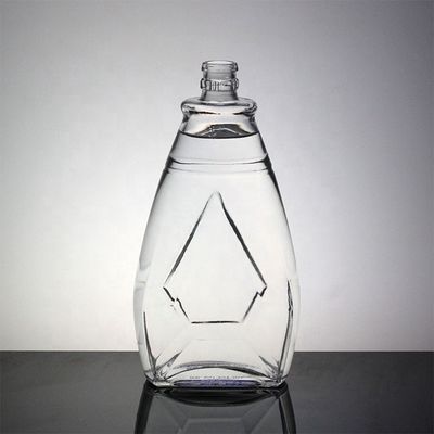 Fota de vidro de perfume de luxo Logotipo aceitável com forma personalizada Fota vazia