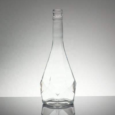 Garrafa de vidro de 50 cl Estampagem a quente Vinho estilo cerâmica Garrafa de bebidas para bebidas 700ml
