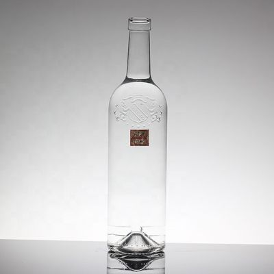 Material do colarinho Vidro 700 ml 750 ml Garrafa de vinho de moda para licor