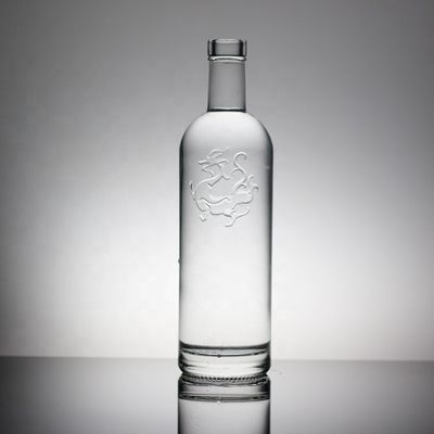 Material do colarinho Vidro 700 ml 750 ml Garrafa de vinho de moda para licor