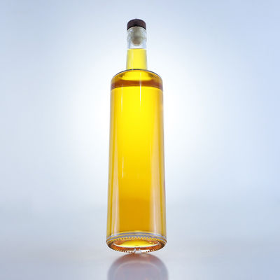 Logotipo personalizado Tipo de vedação garrafa de vidro de cortiça para uísque Vodka Tequila Gin Rum Made