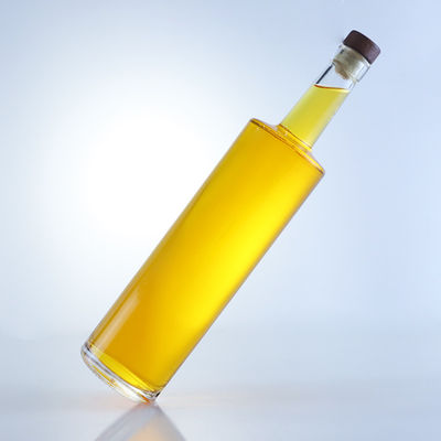 Logotipo personalizado Tipo de vedação garrafa de vidro de cortiça para uísque Vodka Tequila Gin Rum Made