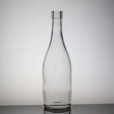 Garrafa de sumo em forma de maçã transparente 500 ml Garrafa de vidro de pedra com tampa de plástico