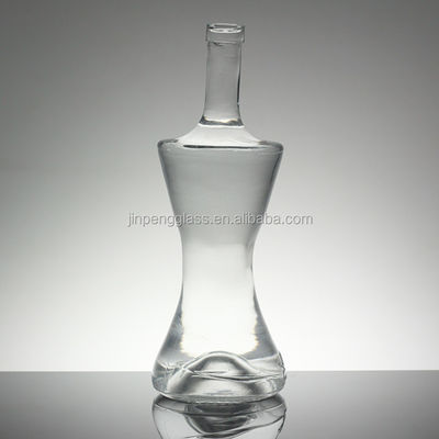 Desenho personalizado corpo feminino forma especial garrafa de licor 1000ml 750ml com superfície decal