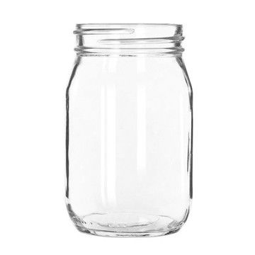 Material do colarinho Vidro 100ml 240ml 300ml 500ml frascos de geleia de frutas com tampa de metal