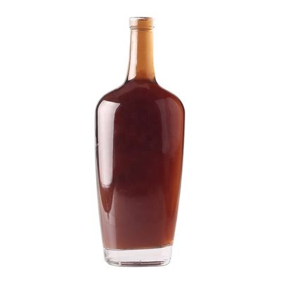 Material do corpo de vidro Garrafa de vidro de vinho para design de embalagem de bebidas alcoólicas personalizado