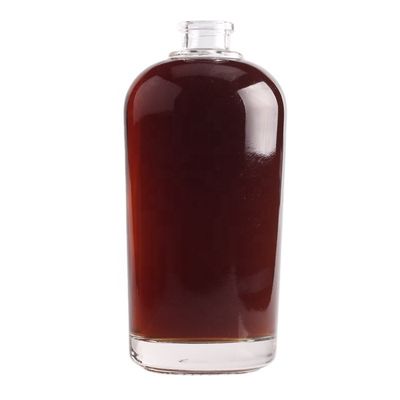 Material do corpo de vidro Garrafa de vidro de vinho para design de embalagem de bebidas alcoólicas personalizado