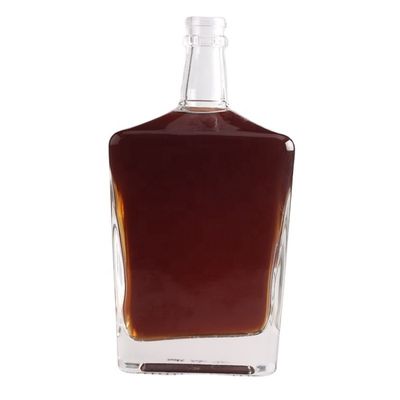 Material do corpo de vidro Garrafa de vidro de vinho para design de embalagem de bebidas alcoólicas personalizado