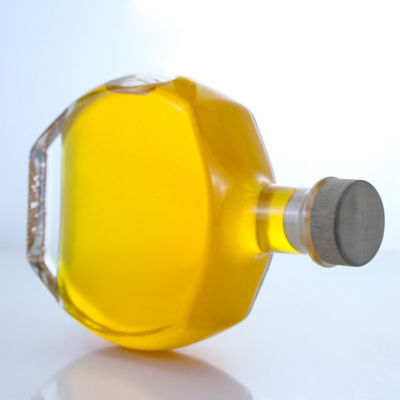 Logotipo personalizado Colarinho de vidro Garrafa para Whisky Vodka Tequila Gin Rum fornecido