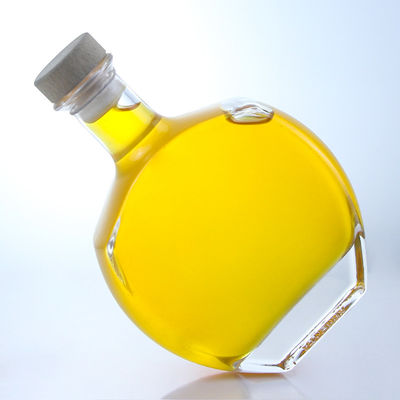 Logotipo personalizado Colarinho de vidro Garrafa para Whisky Vodka Tequila Gin Rum fornecido