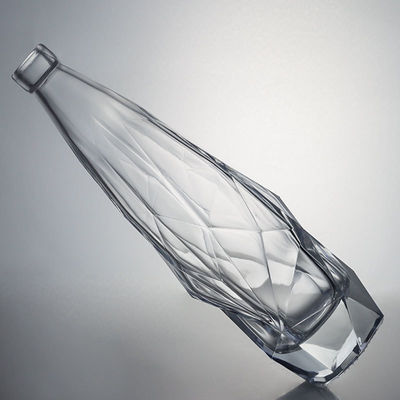 Botella de vidro de bebidas gravada com rolha de cortiça Elegante e durável