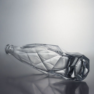 Botella de vidro de bebidas gravada com rolha de cortiça Elegante e durável