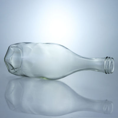 Brandy Whiskey Gin Rum Garrafa de vidro com tampa de parafuso de vedação de bebidas industriais Tipo cortiça