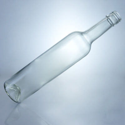 Garrafa de 500 ml de vidro para whisky gin rum vodka Decal superfície manuseio e parafuso