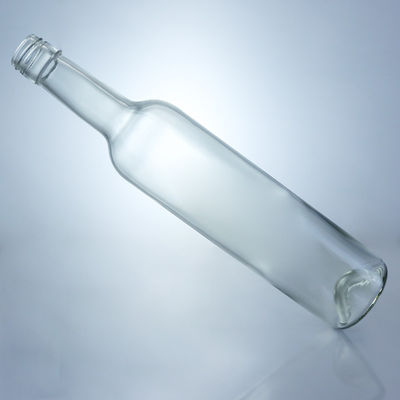 Garrafa de 500 ml de vidro para whisky gin rum vodka Decal superfície manuseio e parafuso