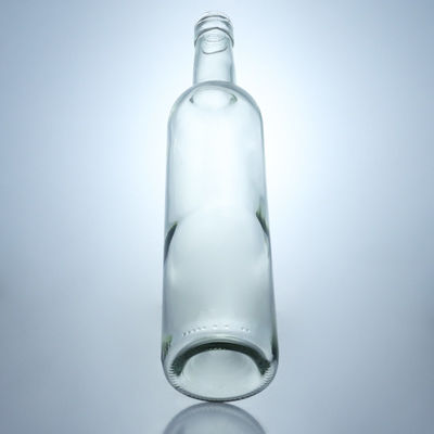 Garrafa de 500 ml de vidro para whisky gin rum vodka Decal superfície manuseio e parafuso