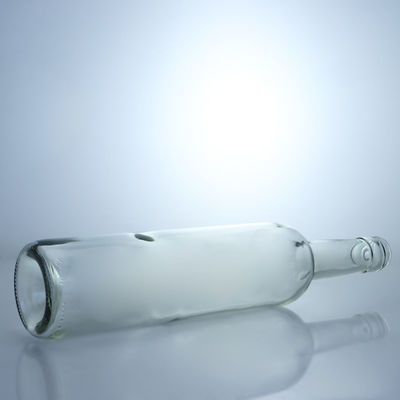 Garrafa de 500 ml de vidro para whisky gin rum vodka Decal superfície manuseio e parafuso