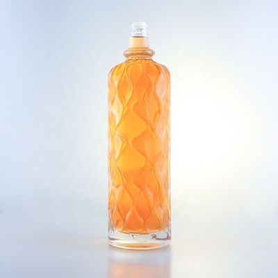Garrafas de água de vidro transparentes personalizadas com tipo de vedação exclusivo