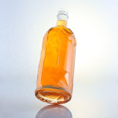 Garrafas de água de vidro transparentes personalizadas com tipo de vedação exclusivo