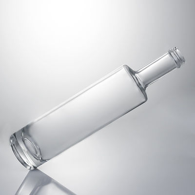 Garrafa de vidro para uísque Gin Rum Vodka Material industrial e de base Vidro