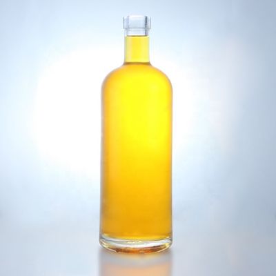 Material de base de vidro, tampa de parafuso, tipo de vedação, garrafa de bebidas alcoólicas para uísque, vodka, tequila, gin e rum
