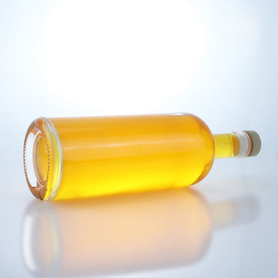 Material de base de vidro, tampa de parafuso, tipo de vedação, garrafa de bebidas alcoólicas para uísque, vodka, tequila, gin e rum