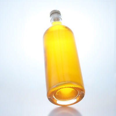 Material de base de vidro, tampa de parafuso, tipo de vedação, garrafa de bebidas alcoólicas para uísque, vodka, tequila, gin e rum