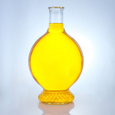 Garrafa de vidro Super Flint de tipo rolha para rum personalizável Vodka Whisky Tequila e Gin