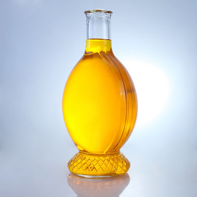 Garrafa de vidro Super Flint de tipo rolha para rum personalizável Vodka Whisky Tequila e Gin
