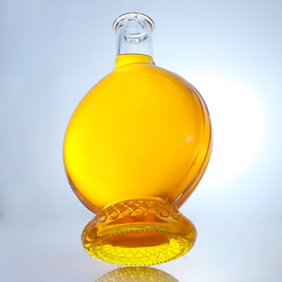 Garrafa de vidro Super Flint de tipo rolha para rum personalizável Vodka Whisky Tequila e Gin