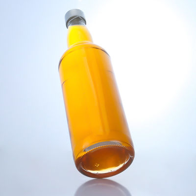 Garrafa de vidro de 750 ml personalizada com design de pescoço único e tipo de vedação de cortiça
