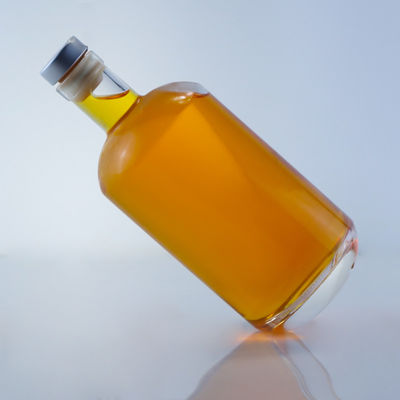 Whisky Gin Rum Vodka Liquor Botella 750 ml Classic Round Glass com rolha