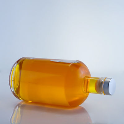 Whisky Gin Rum Vodka Liquor Botella 750 ml Classic Round Glass com rolha