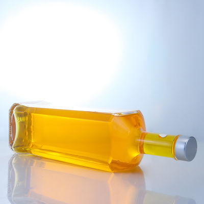 Flasca de vidro feita de material de colarinho claro ou personalizado para rum Vodka Whisky Tequila Gin
