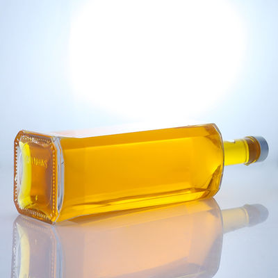 Flasca de vidro feita de material de colarinho claro ou personalizado para rum Vodka Whisky Tequila Gin