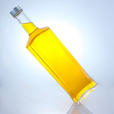 Flasca de vidro feita de material de colarinho claro ou personalizado para rum Vodka Whisky Tequila Gin