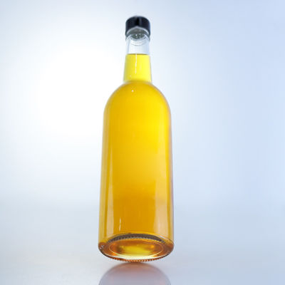 750 ml garrafa de vidro de licor para whisky gin rum vodka forma personalizada tampa de parafuso
