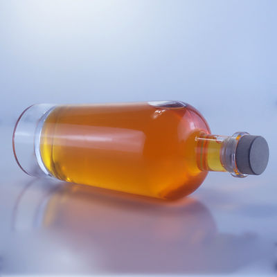 Garrafa de vidro de 750 ml com rolha de cortiça e tampa personalizada