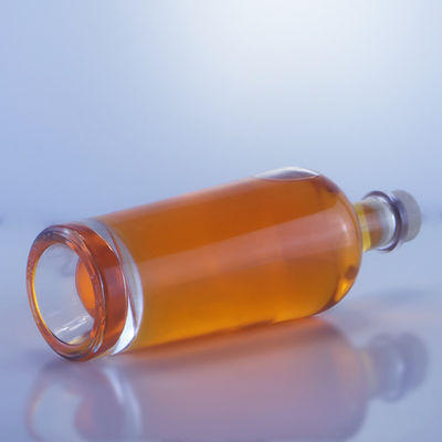 Garrafa de vidro de 750 ml com rolha de cortiça e tampa personalizada