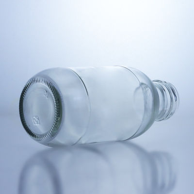 Solução de armazenamento de líquido Solução de armazenamento de 300 ml de garrafa de vidro redonda de leite com tampa