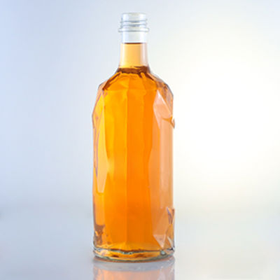 Super Flint Glass Design Personalizado Rum Vodka Whiskey Tequila Gin Botelho com tampa