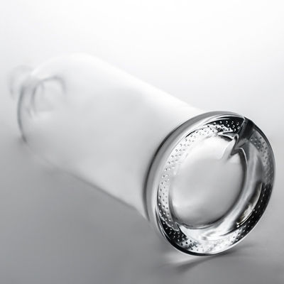 Tipo de vedação exclusivo Cortiça 750ml garrafa de vidro de pedra alta para gin rum champanhe brandy uísque