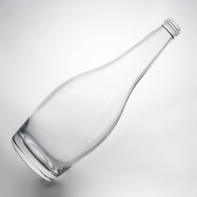 Garrafa de bebida de vidro para champanhe, brandy e uísque de 750 ml de material de Super Flint